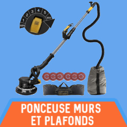 Ponceuse mur et plafond sur Amazon